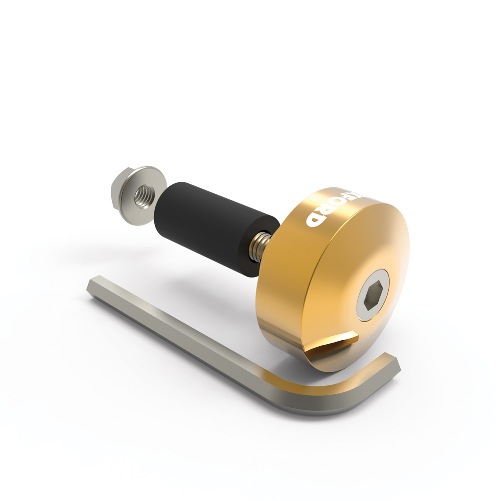 Oxford OXFORD BAR ENDS 1 GOLD
